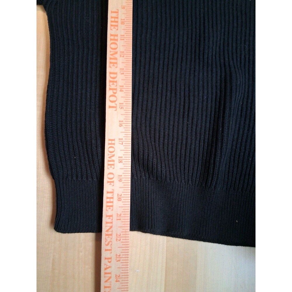 Everlane Organic Cotton Crew Neck Sweater Black Men's Size M Minimalist NWOT - Picture 12 of 14